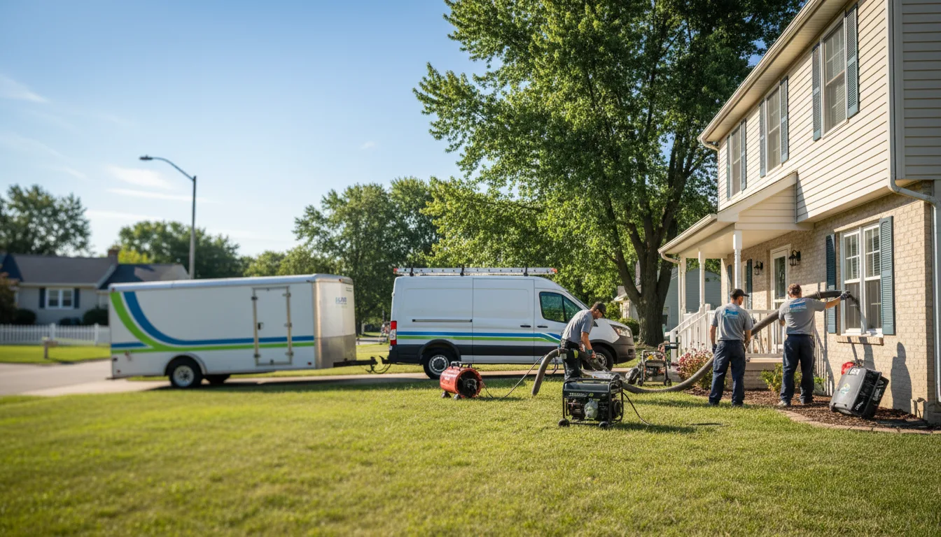 Flooded Basement Restoration And Cleanup With Repair in Abingdon, MD near me